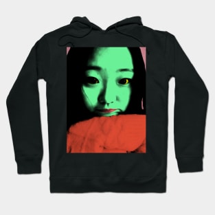 BEAUTIFUL FUNNY ASIAN GIRL POP ART COLOR Hoodie